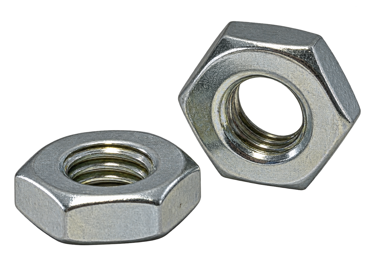 M3-0.5 Hex Jam Nut A2-Ss