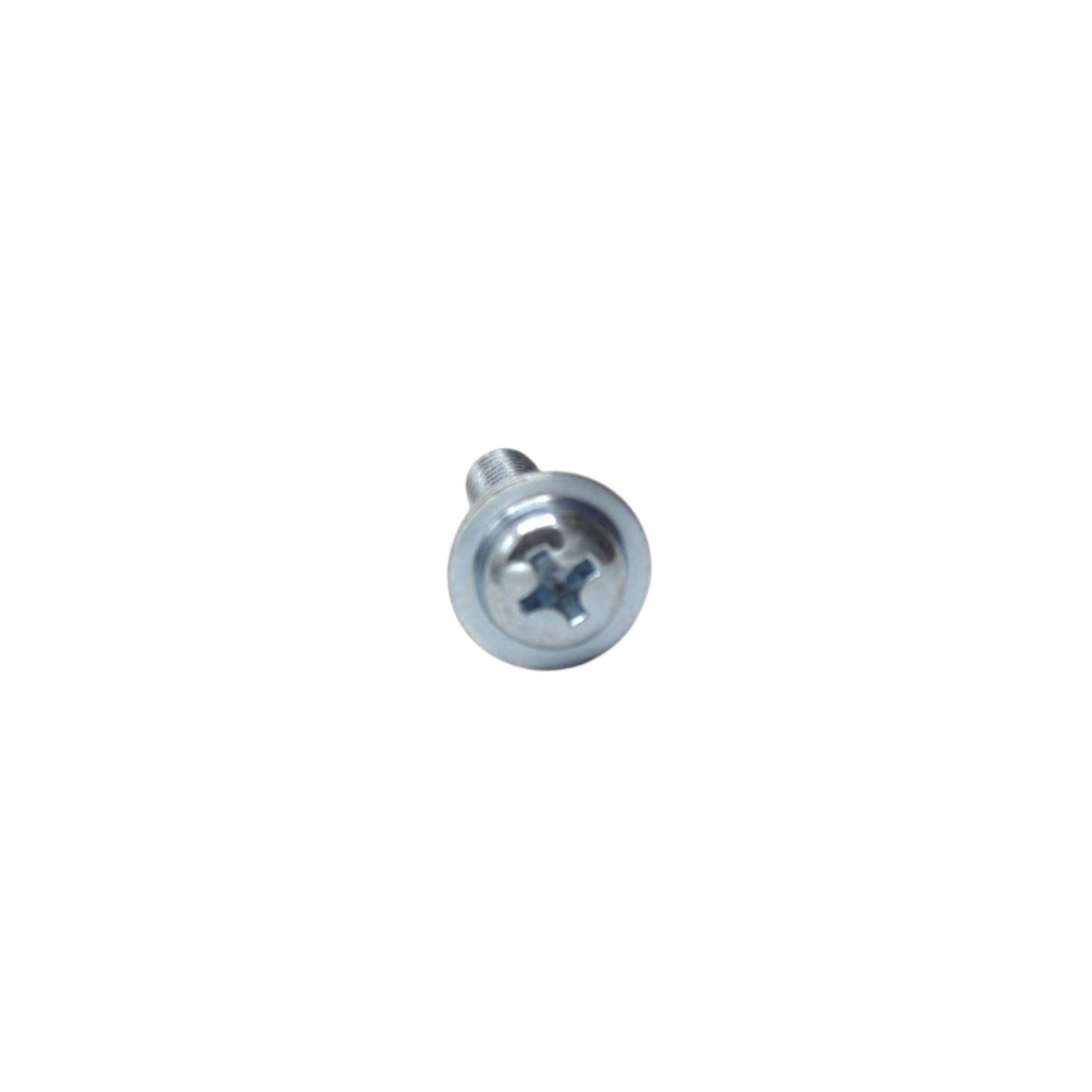 M3-0.5X4 Phillips Pan Hd W/ Flange zinc plated – High-quality metric fastener for industrial and commercial use.