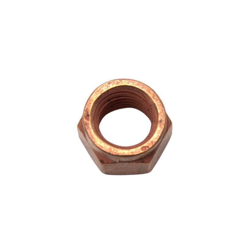 M10-1.5 Exhst Nut 14Af Copr Pl – High-quality metric fastener for industrial and commercial use.