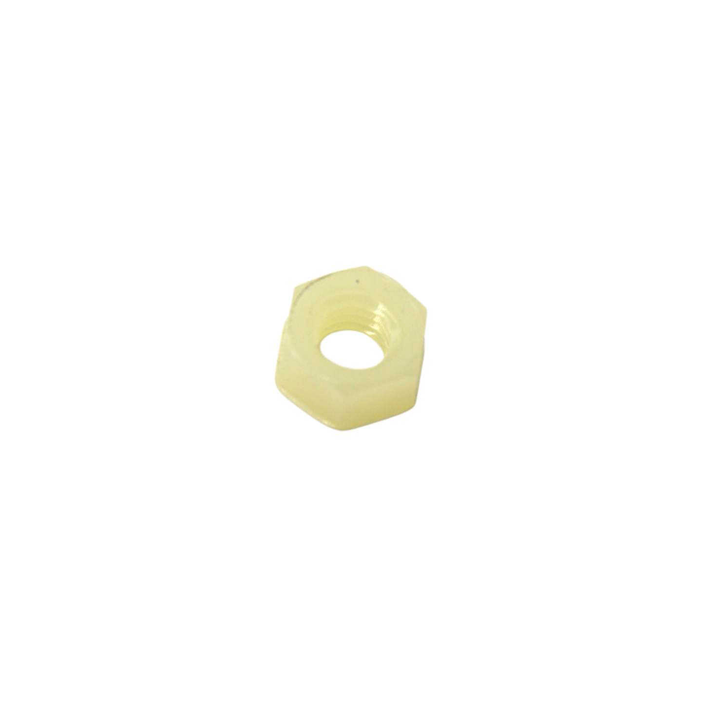 M3-0.5 Hex Nut, Nylon Insert Nylon