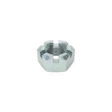 M18-1.5 Castle Nut zinc plated – High-quality metric fastener for industrial and commercial use.
