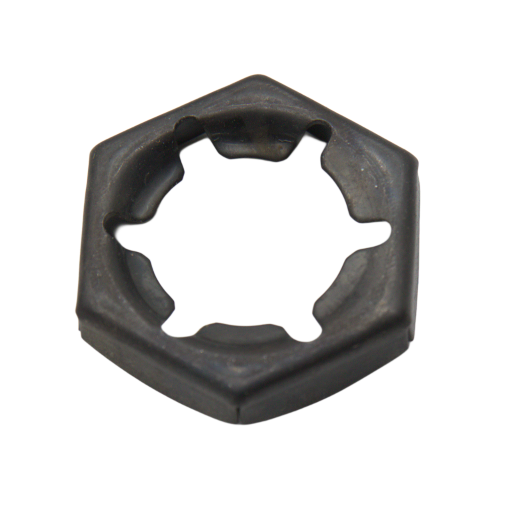 M16-2.0 Palnut Self Locking  Black – High-quality metric fastener for industrial and commercial use.